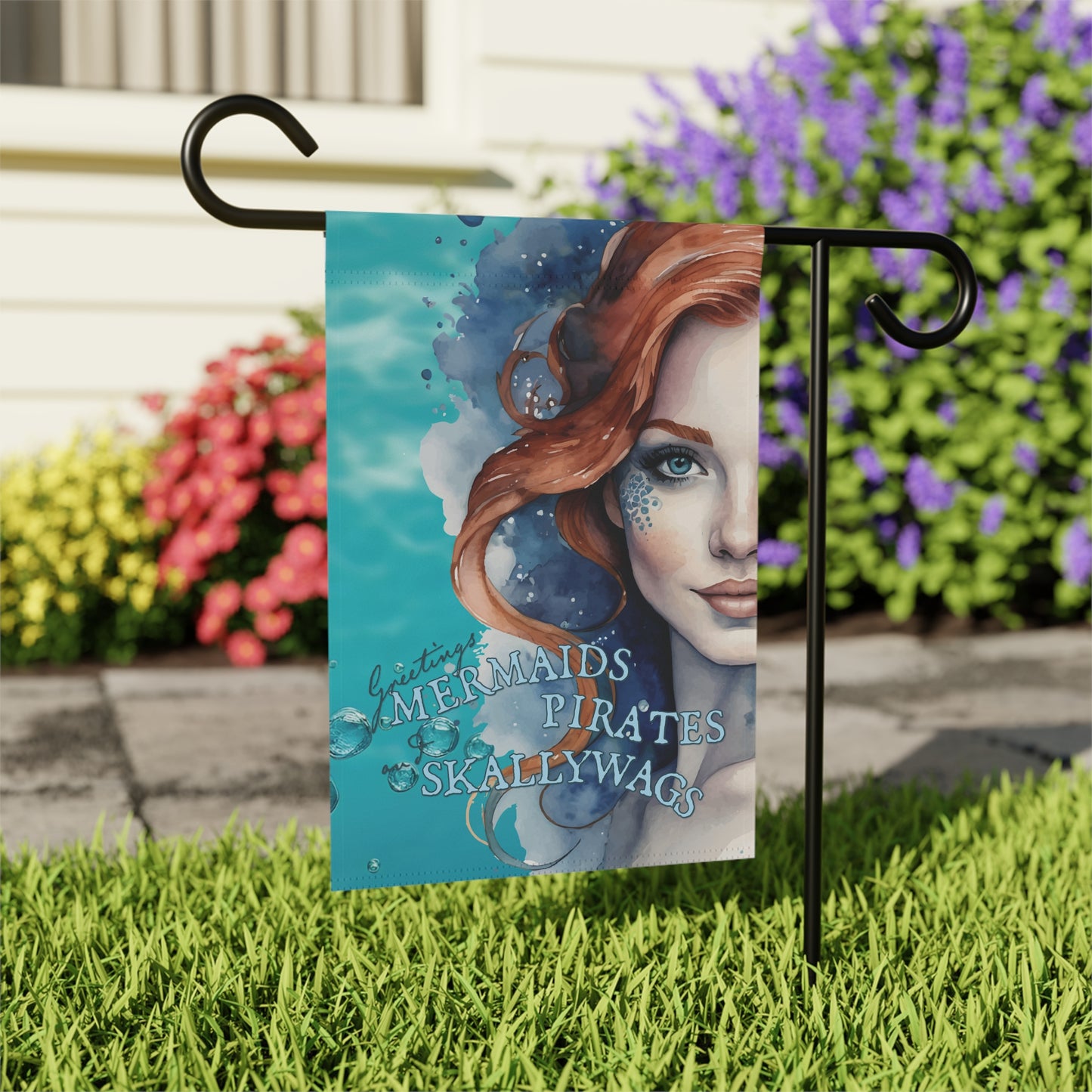 Mermaid Garden Banner | Ocean-Themed Mermaids, Pirates & Skallywags Outdoor Banners