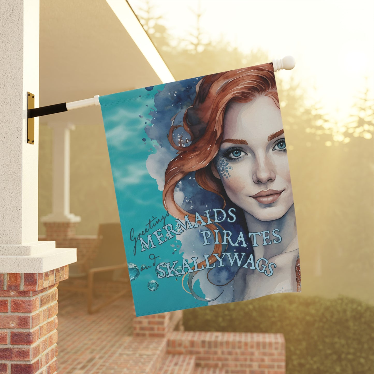 Mermaid Garden Banner | Ocean-Themed Mermaids, Pirates & Skallywags Outdoor Banners