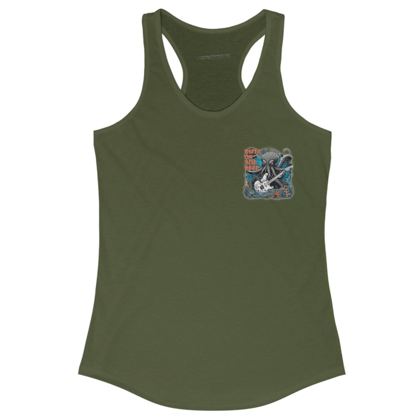 Riffs on the Reef Women's Ideal Racerback Tank - 8 Color Options (SM - 3XL)