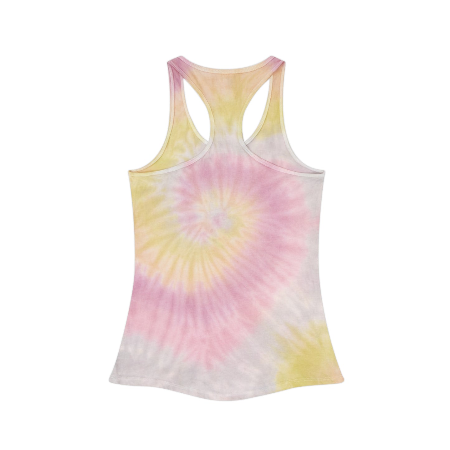 Rodeo Mama Tie Dye Racerback Tank Top (Caffeine & Adrenaline) – Vibrant & Playful Summer Wear - 3 Color Options