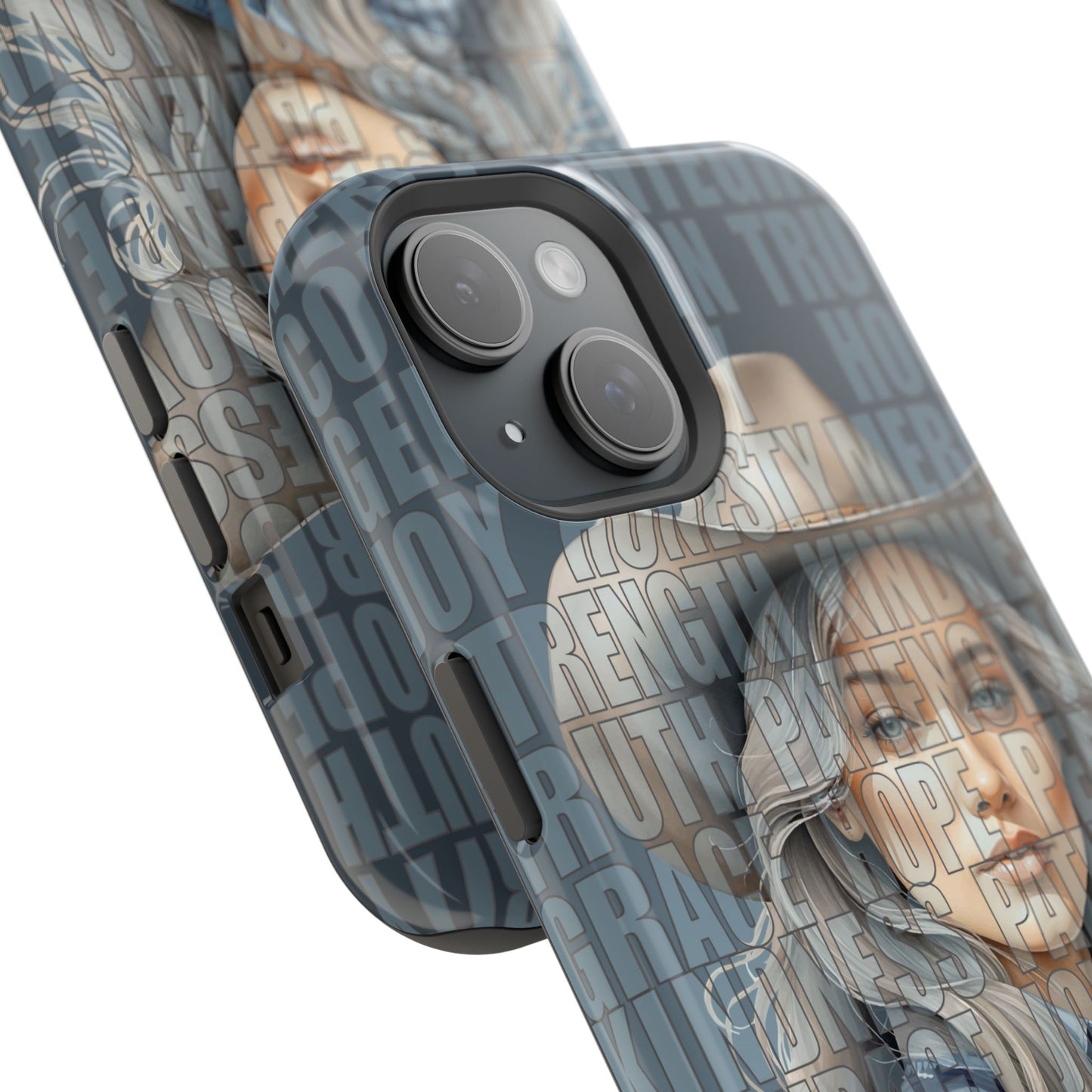 Beautiful Cowgirl Western Values Impact-Resistant Phone Cases iPhone and Galaxy