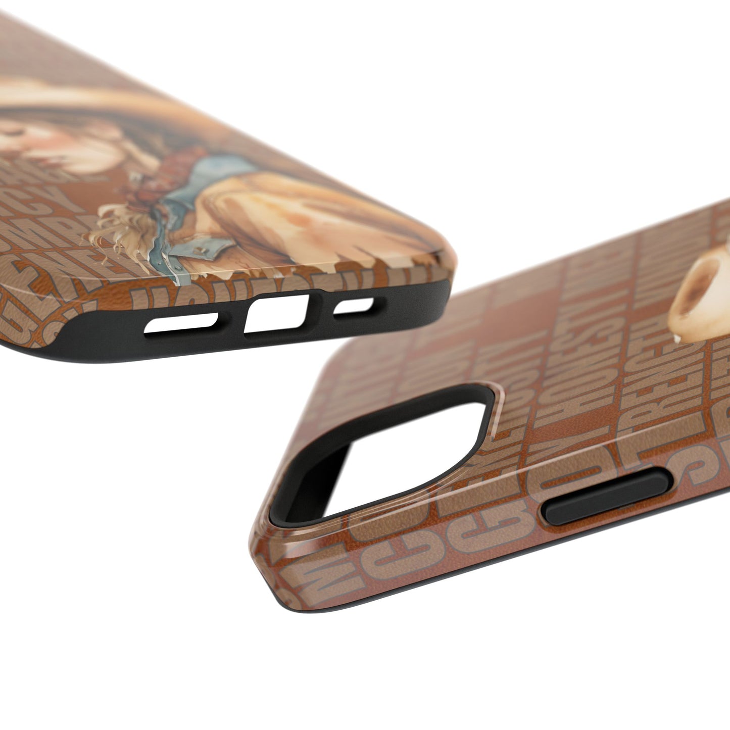 Watercolor Cowgirl Western Virtues Prayer Impact-Resistant Phone Cases