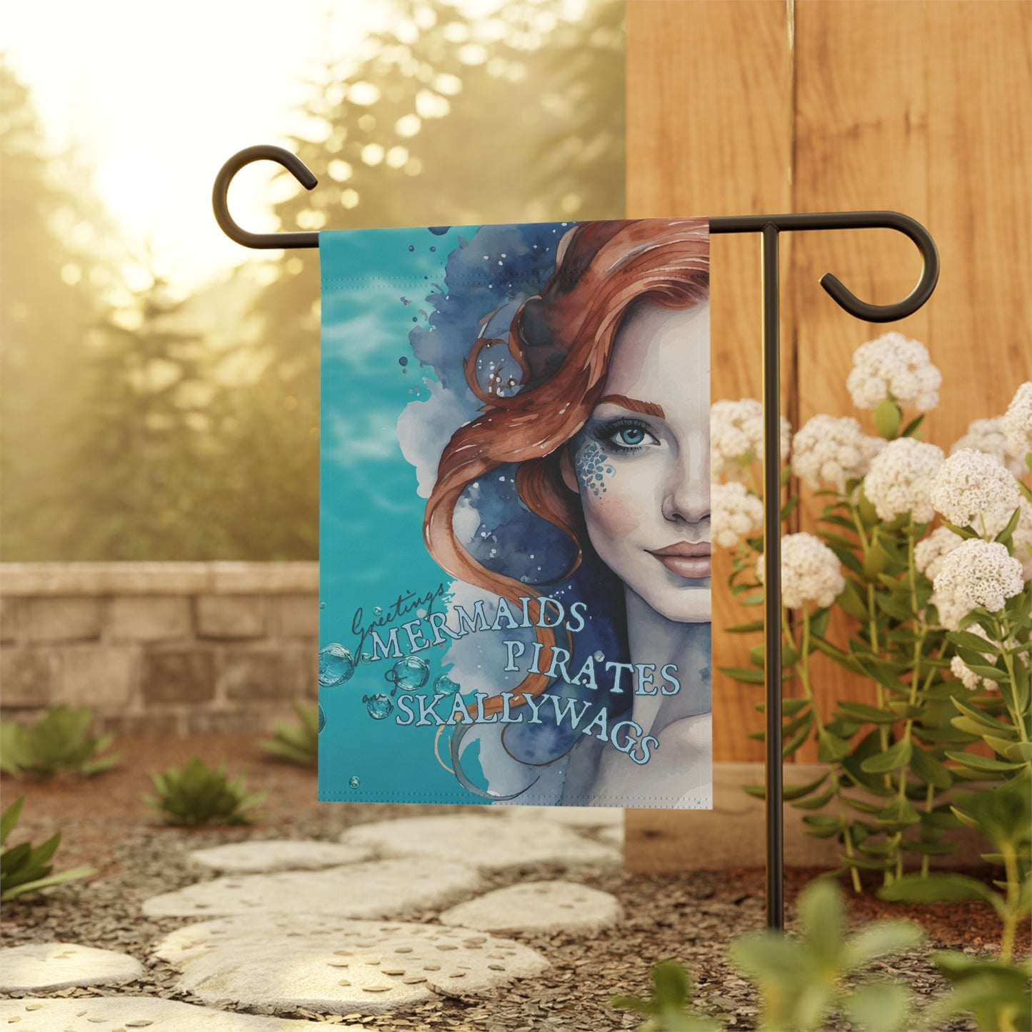 Mermaid Garden Banner | Ocean-Themed Mermaids, Pirates & Skallywags Outdoor Banners