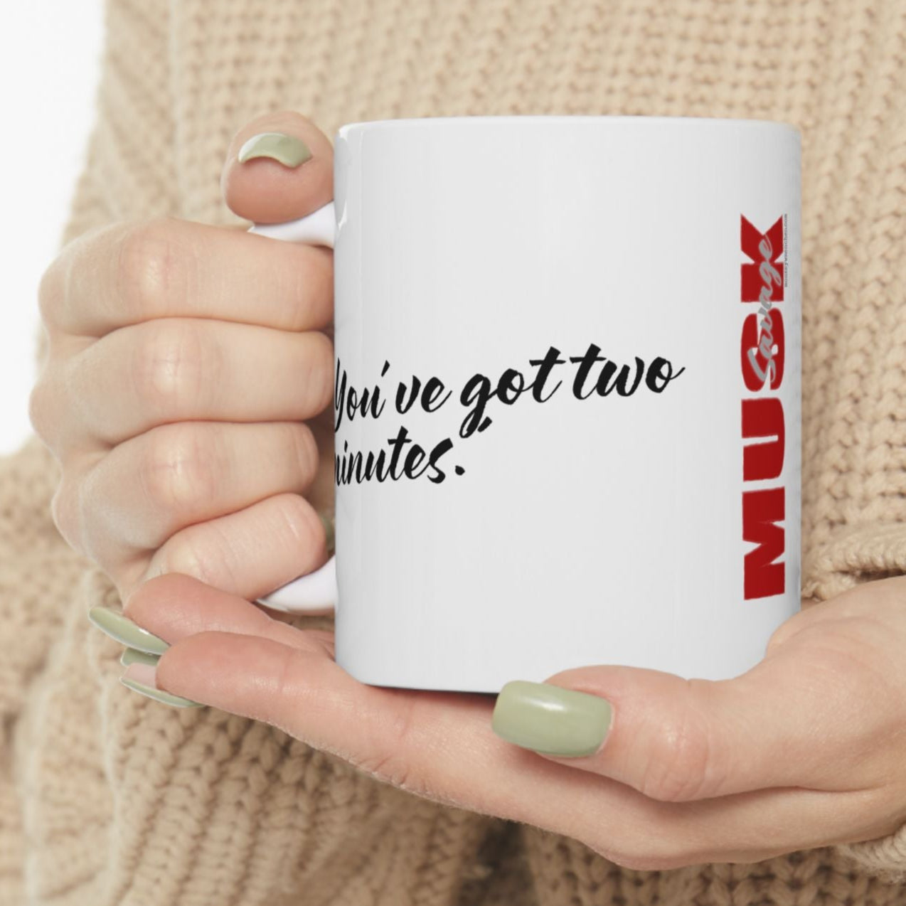 Start each day in this brave new America with our white mug imprinted with names of the Trump cabinet and words associated with each of the individuals. Trump. Vance. Hegseth. Patel. Noem. Kennedy. Homan.