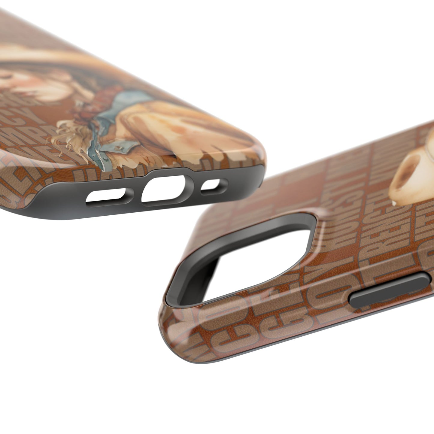 Watercolor Cowgirl Western Virtues Prayer Impact-Resistant Phone Cases