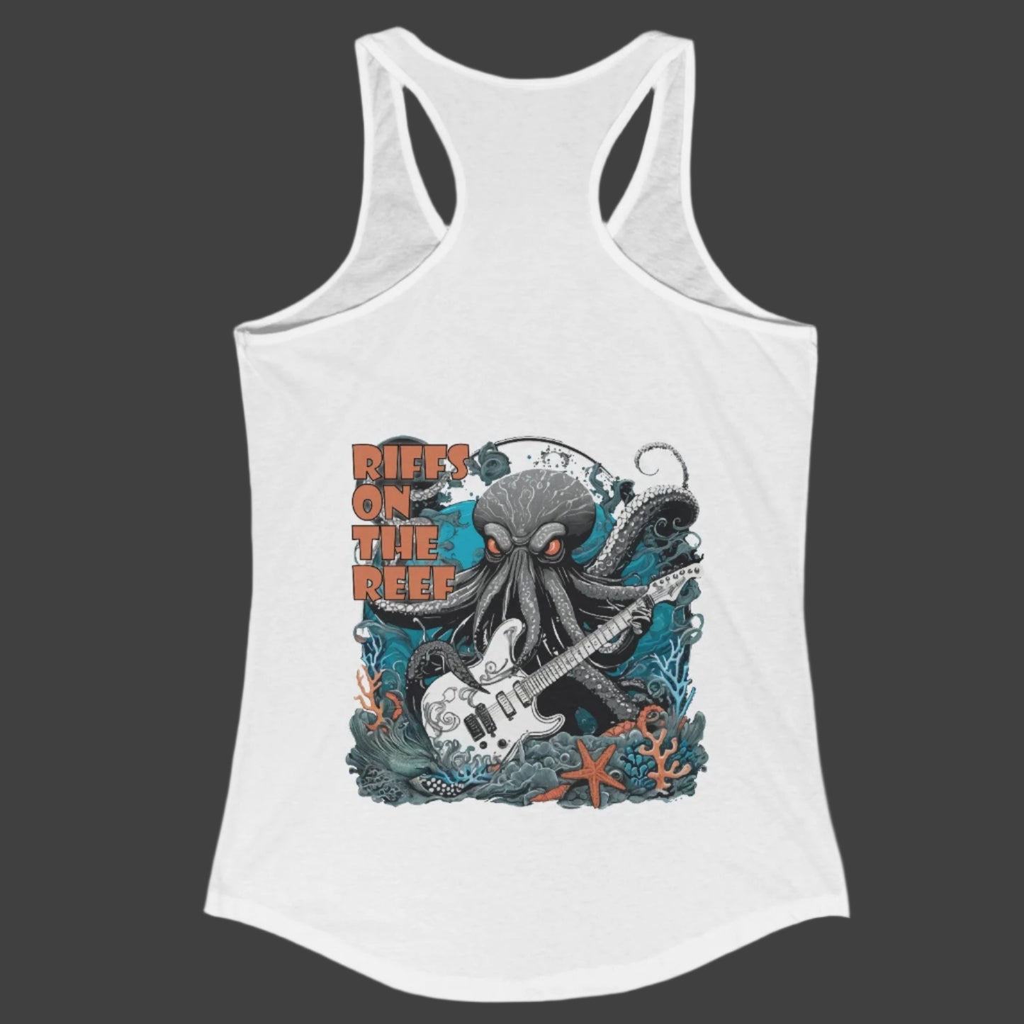 Riffs on the Reef Women's Ideal Racerback Tank - 8 Color Options (SM - 3XL)