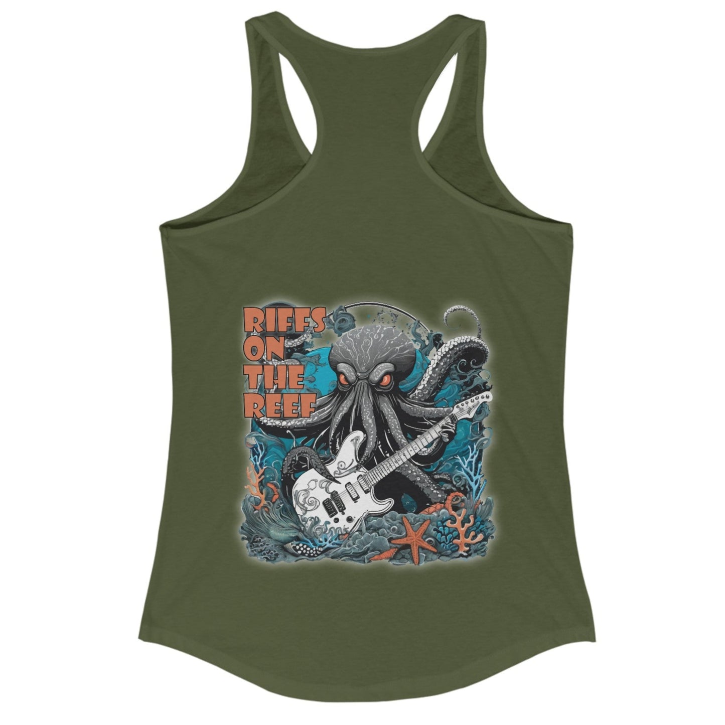 Riffs on the Reef Women's Ideal Racerback Tank - 8 Color Options (SM - 3XL)