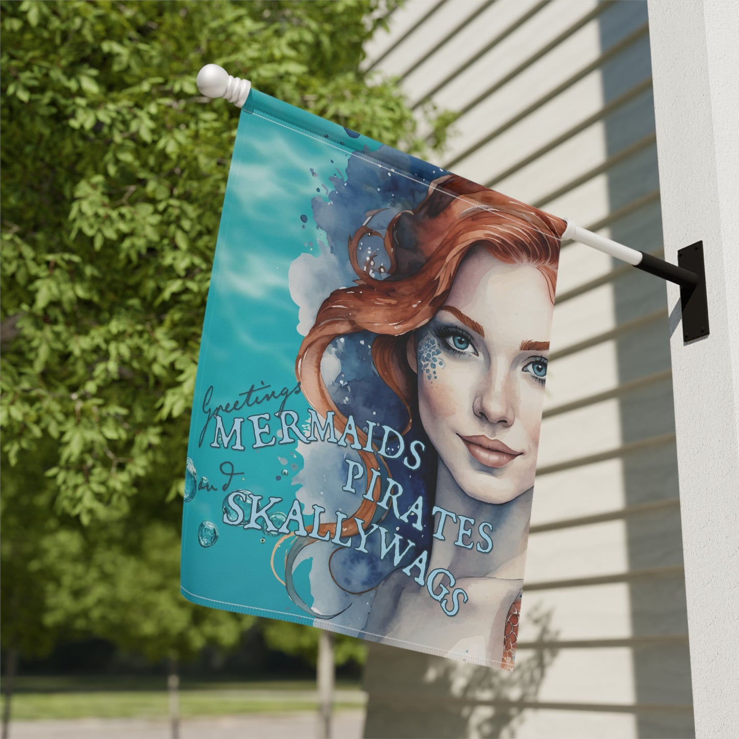 Mermaid Garden Banner | Ocean-Themed Mermaids, Pirates & Skallywags Outdoor Banners
