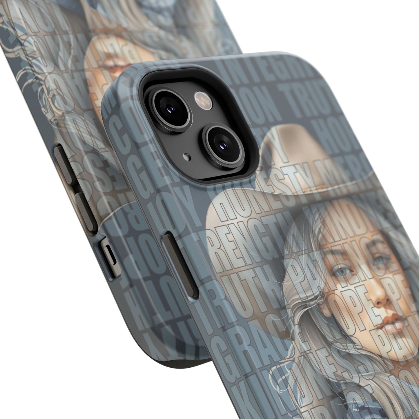 Beautiful Cowgirl Western Values Impact-Resistant Phone Cases iPhone and Galaxy