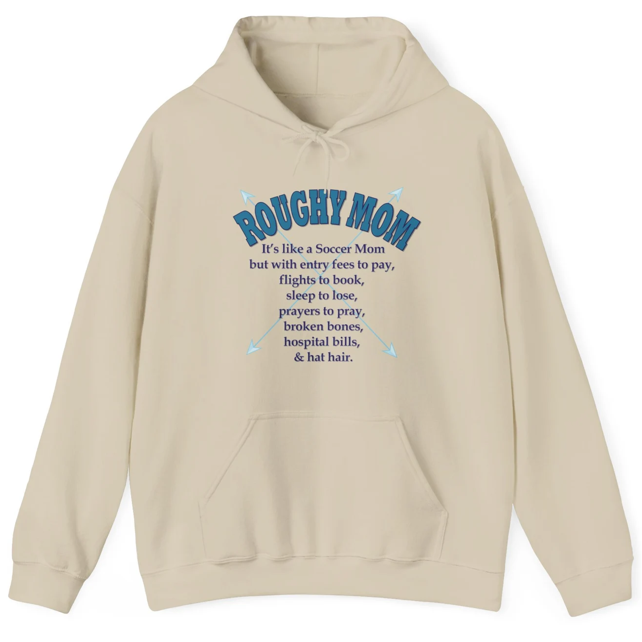 Barnburner Roughy Mom Rough Stock Bareback Broncs Bulls Western - Unisex Heavy Blend™ Hoodie