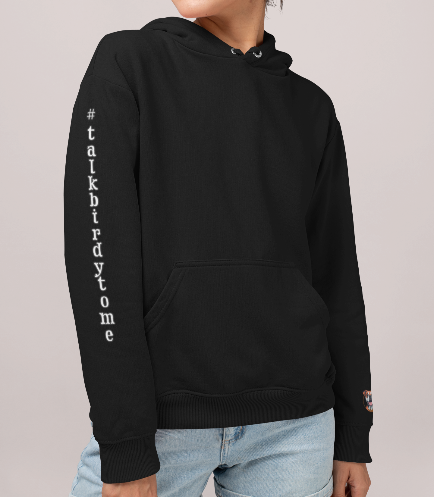 #talkbirdytome Sunset German Shorthaired Pointer Unisex Hoodie - Black