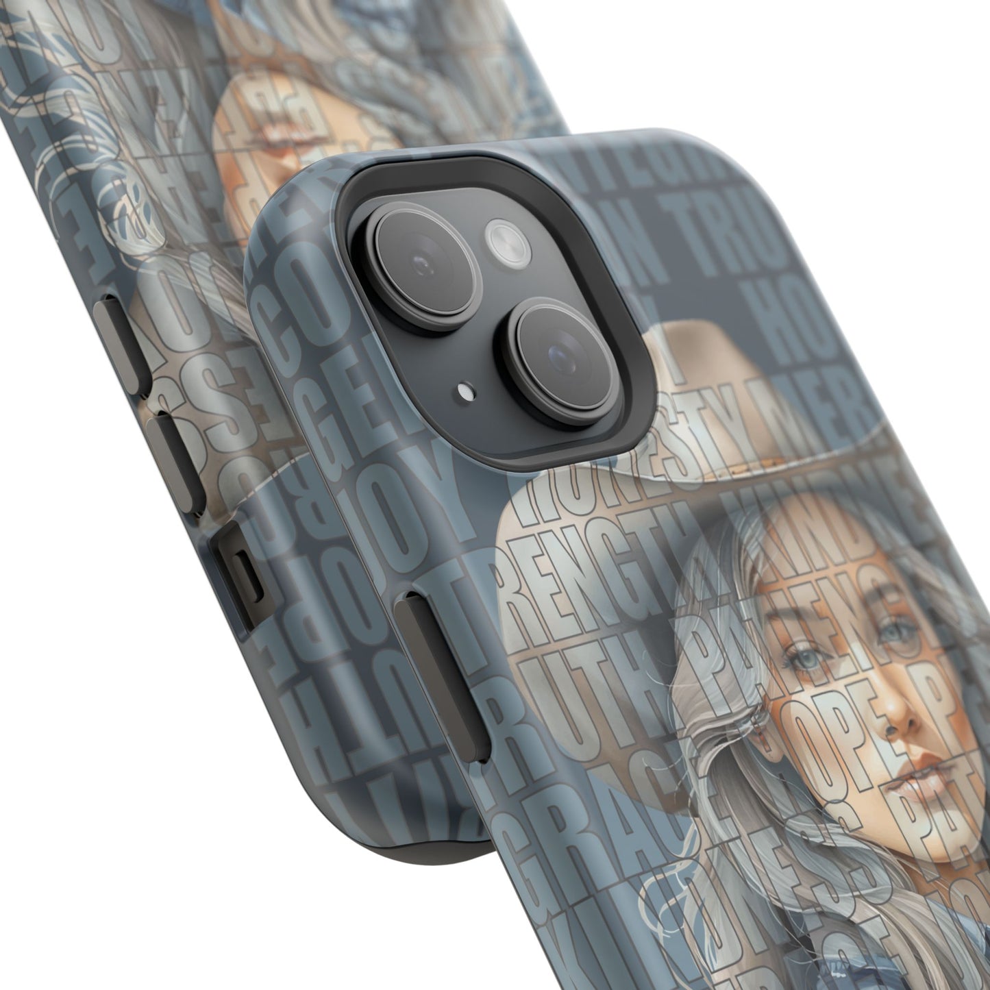 Beautiful Cowgirl Western Values Impact-Resistant Phone Cases iPhone and Galaxy