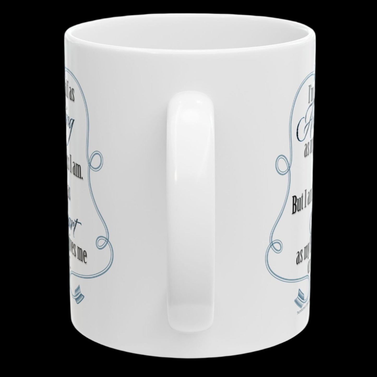 Amazing Dog & Smart Horse white ceramic mug - 15 oz.