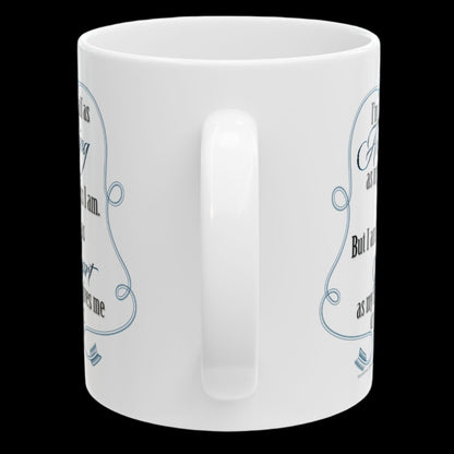 Amazing Dog & Smart Horse white ceramic mug - 15 oz.