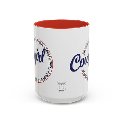 Do or Die All-American Cowgirl White Ceramic Coffee Mug (3 Color Options) - 11 oz or 15 oz