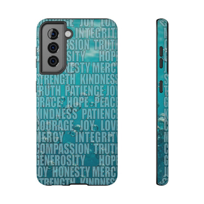 Deep Water Bubbles Christian Inspirational Impact-Resistant Phone Cases