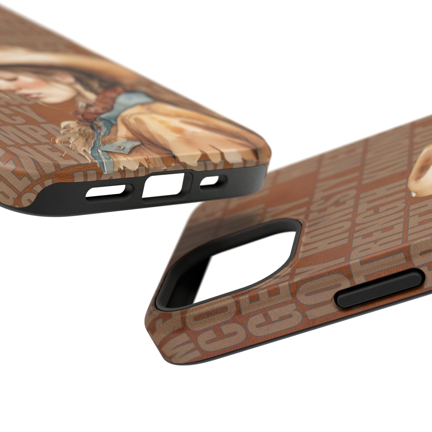 Watercolor Cowgirl Western Virtues Prayer Impact-Resistant Phone Cases