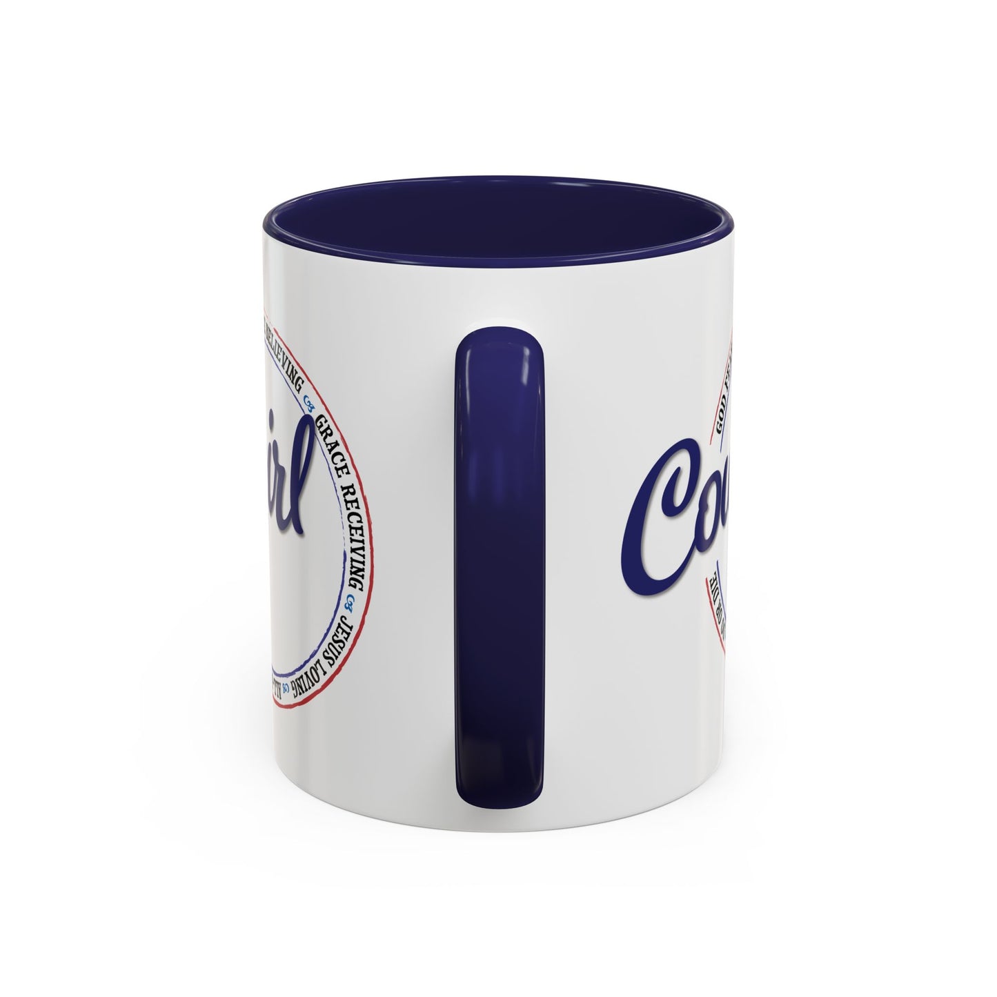 Do or Die All-American Cowgirl White Ceramic Coffee Mug (3 Color Options) - 11 oz or 15 oz