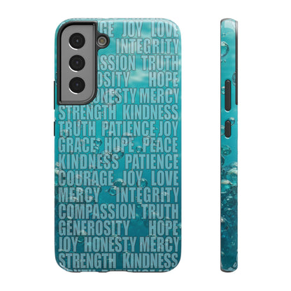 Deep Water Bubbles Christian Inspirational Impact-Resistant Phone Cases