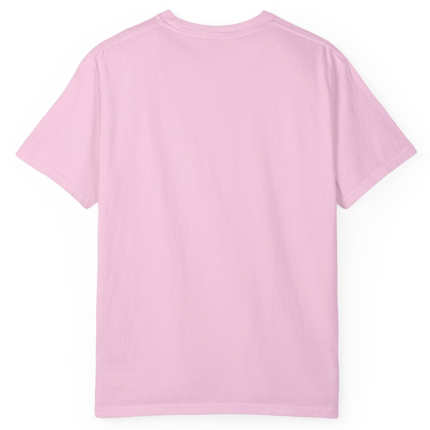 Garment dyed t-shirt imprinted with our exclusive Rodeo Mom design on the front. RODEO MOM it's like a Soccer Mom but with horses to haul, a truck to drive, a trailer to pull, entry fees to pay, stalls to clean, feed to stack, tack t clean, vet bills, broken bones, and hat hair. 