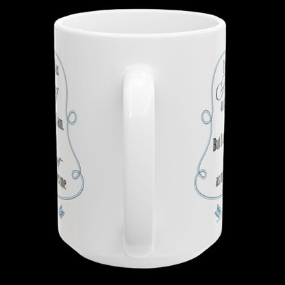 Amazing Dog & Smart Horse white ceramic mug - 15 oz.