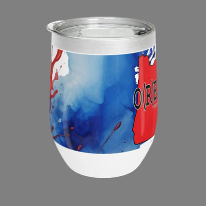 O(R)EGONIAN Oregon Republican Red State USA Stainless Steel Wine Tumbler