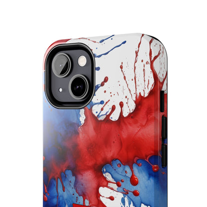 Washington Red State Red, White & Blue Splash Republican (R) Conservative Tough Phone Cases