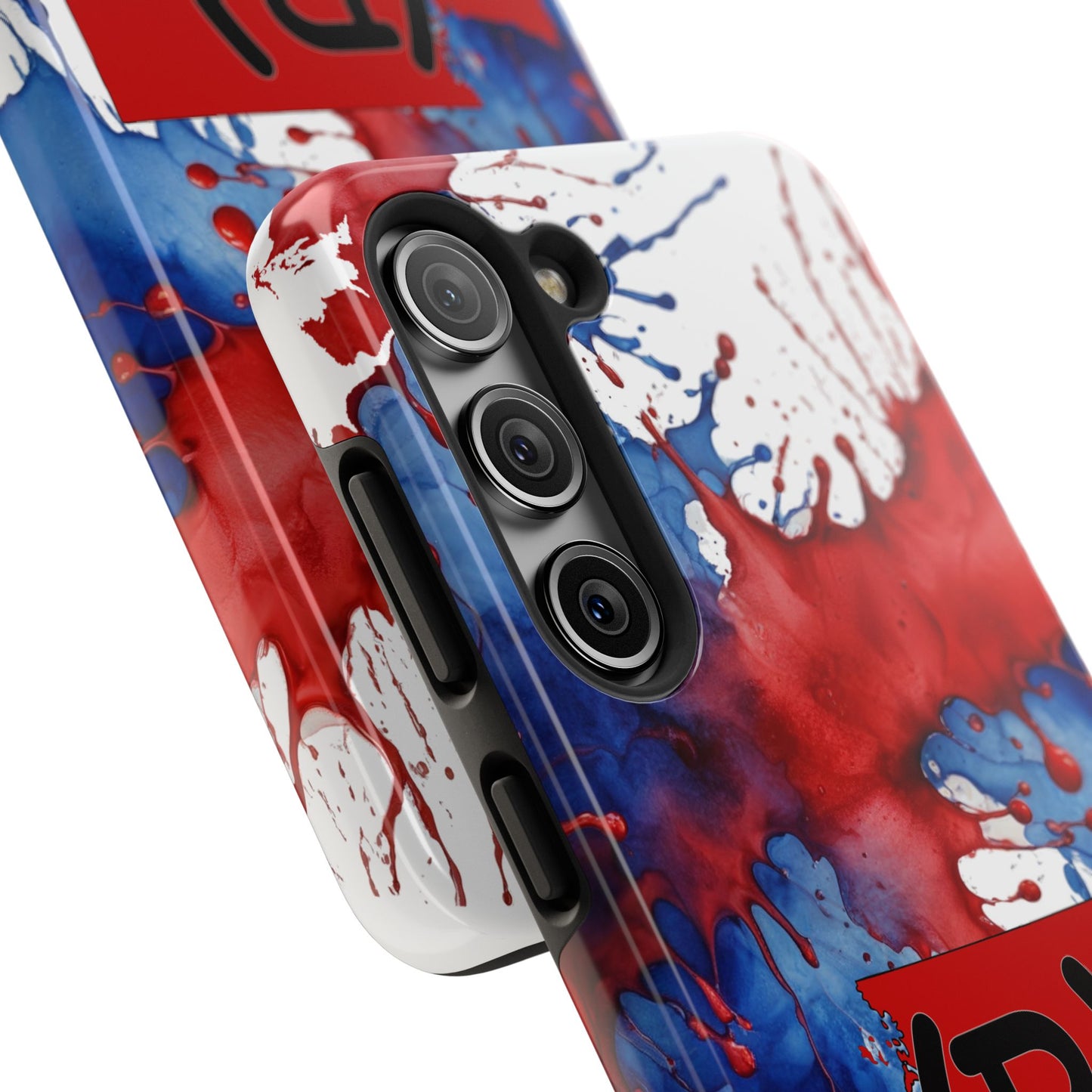 Washington Red State Red, White & Blue Splash Republican (R) Conservative Tough Phone Cases