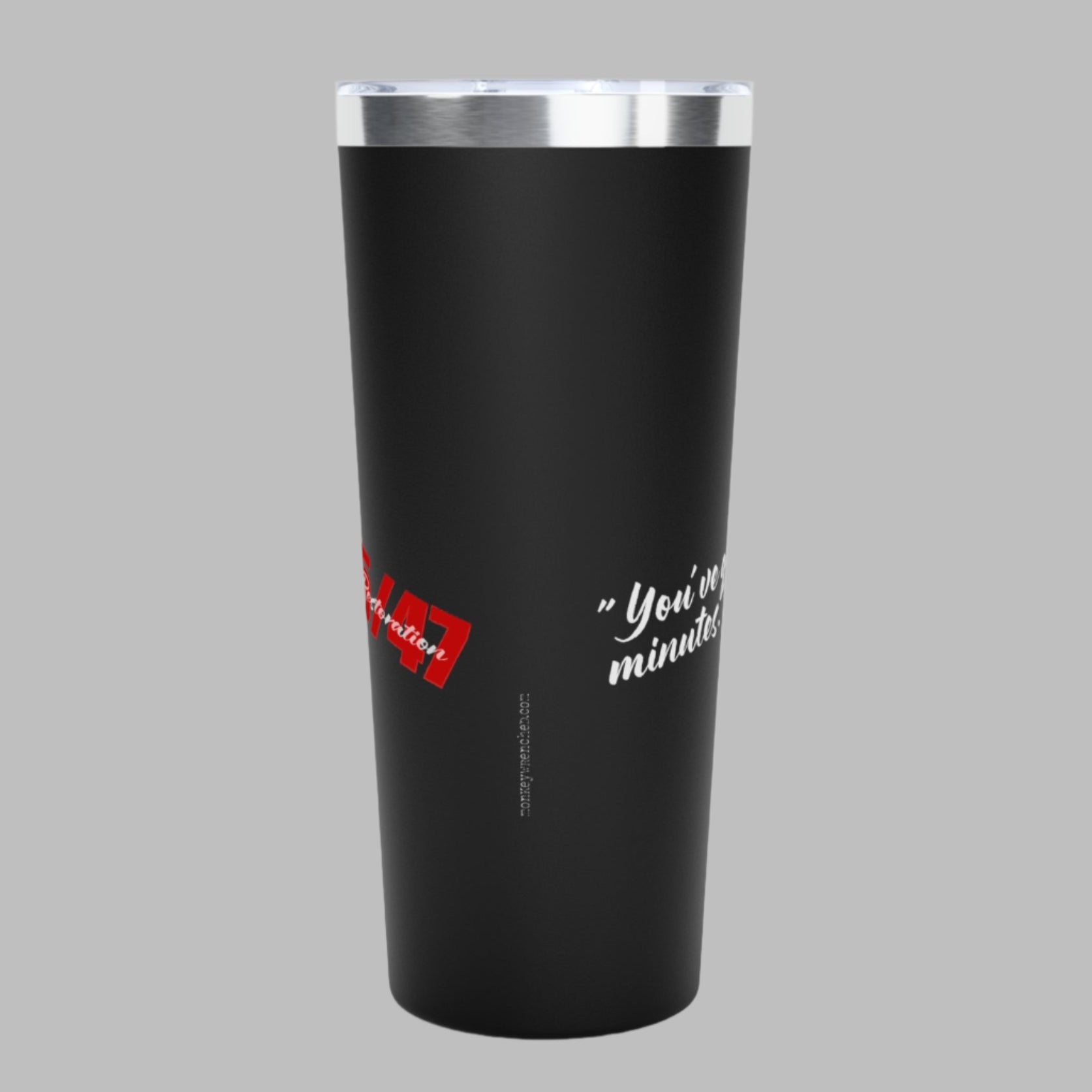 Stainless steel tumbler with snug plastic lid with rubber gasket. Available 3 colors. Celebrate the strong women of the Republican party and the Trump administrations victories for the American people every day!