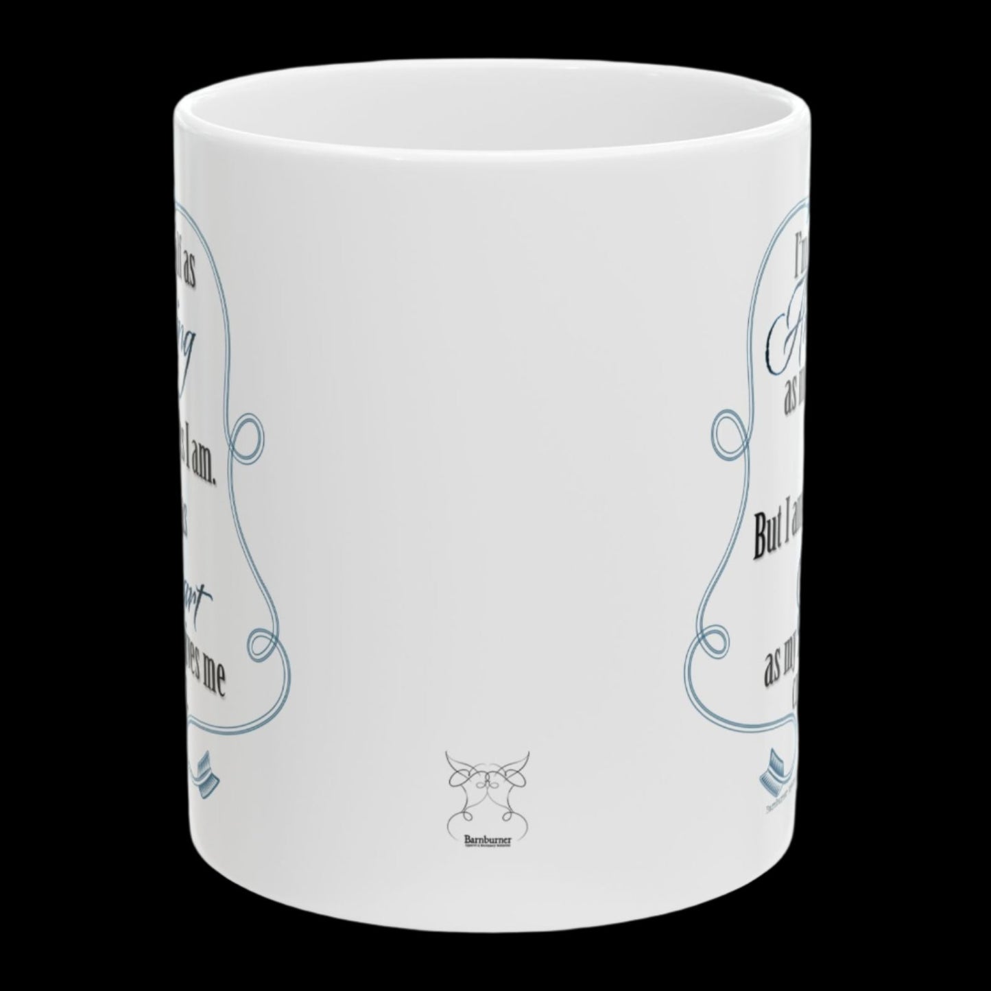 Amazing Dog & Smart Horse white ceramic mug - 11 oz.