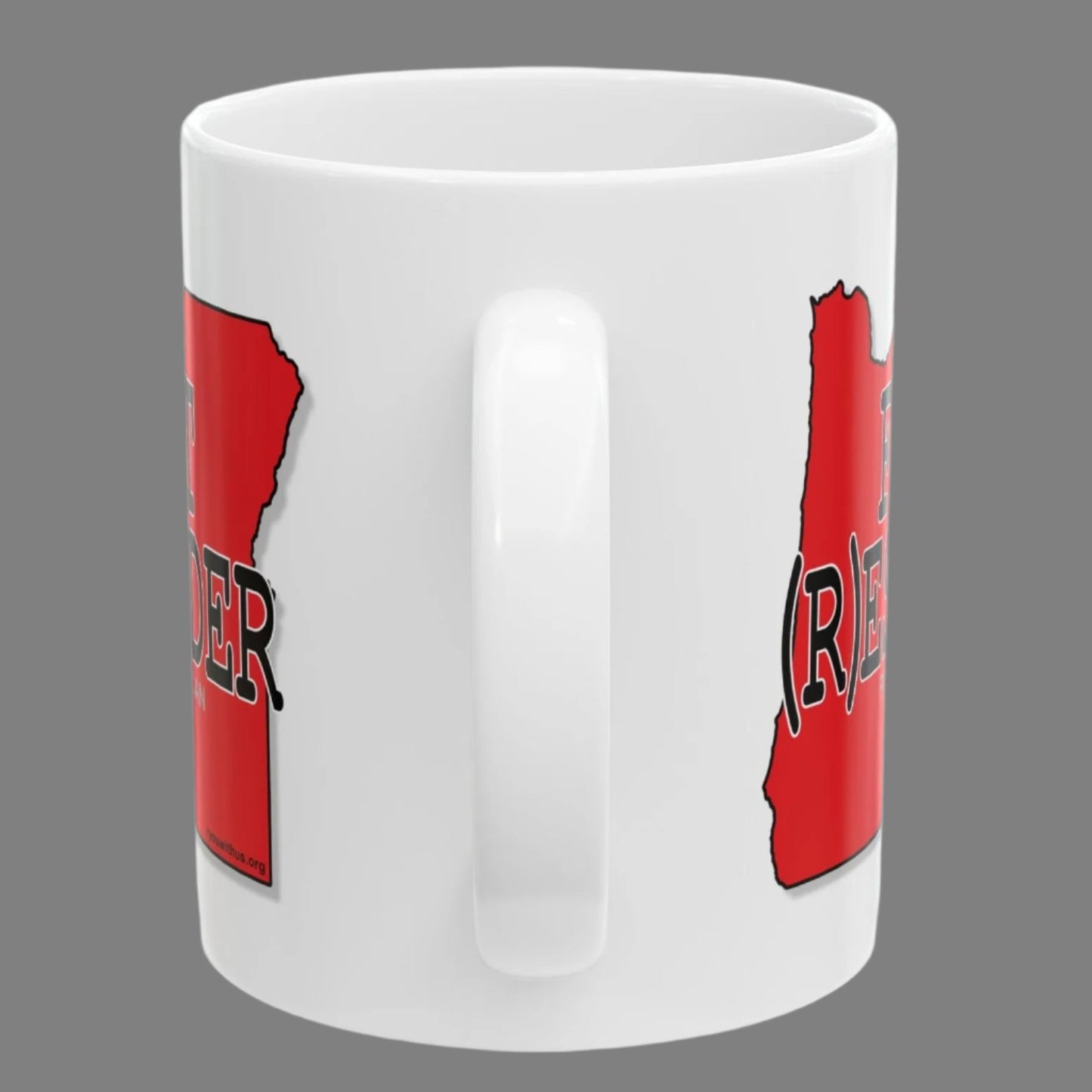 FIRST (R)ESPONDER Oregon Republican Red State Conservative Election 2024 First Responder Ceramic Mug - 11oz.