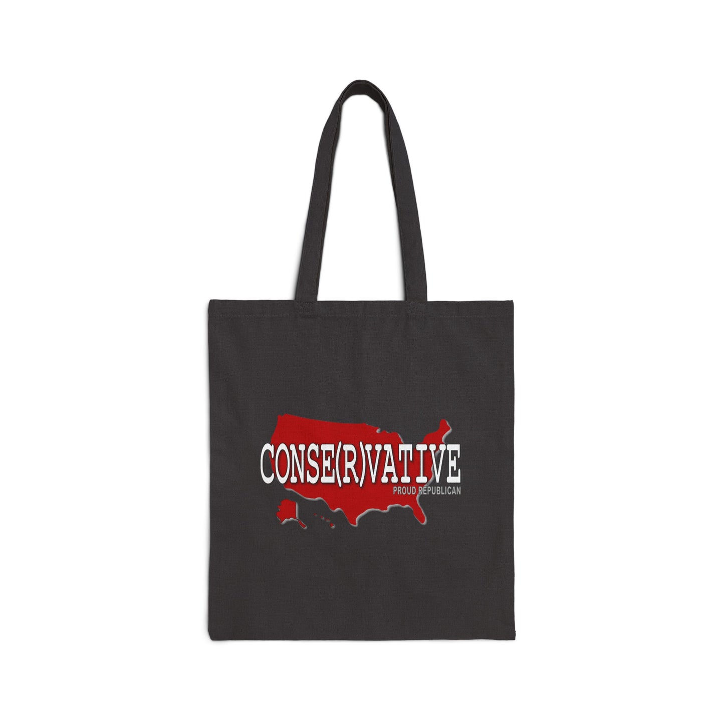 CONSE(R)VATIVE USA Republican Red State Conservative Election 2024 Tote Bag - 2 Color Options