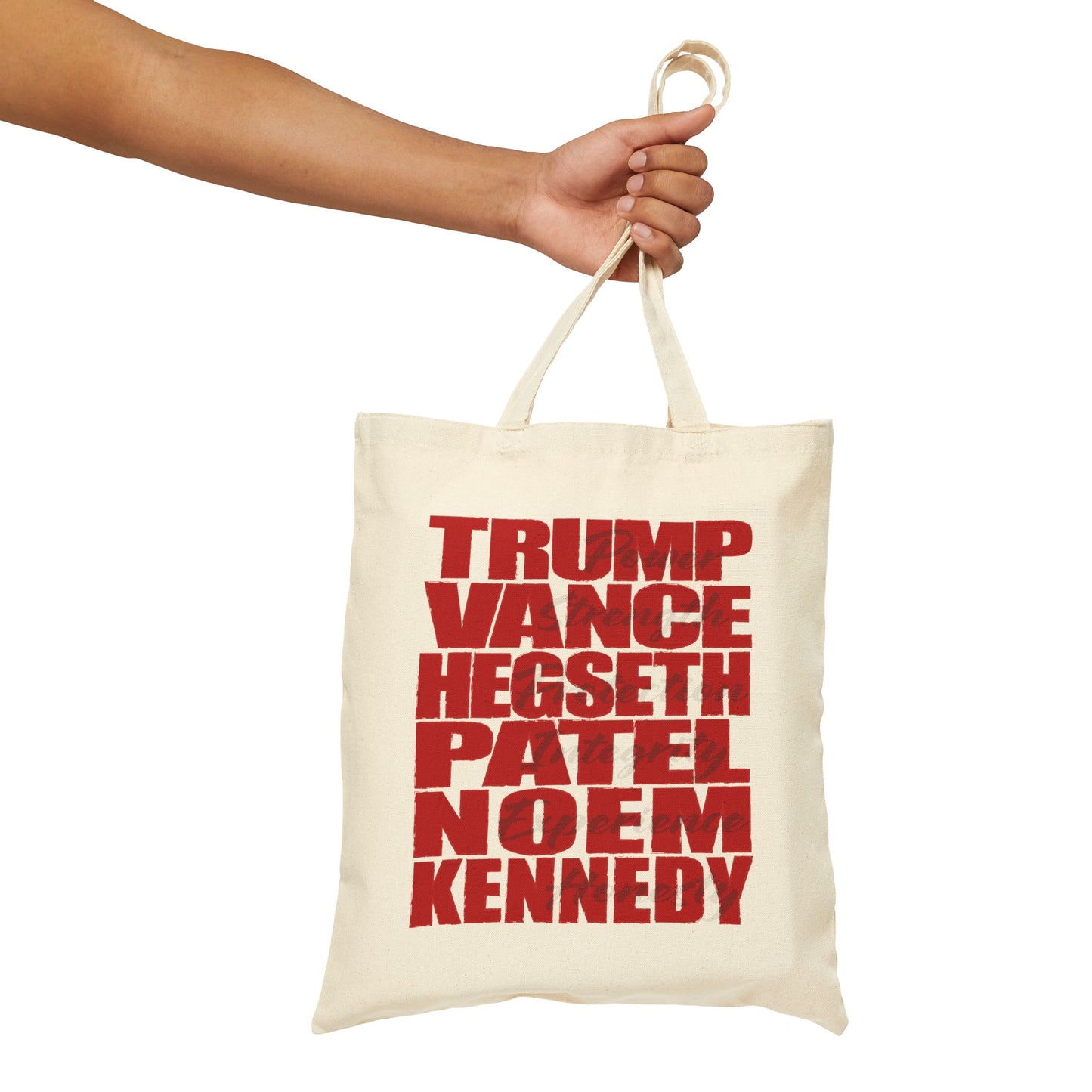 Trump Cabinet Dream Team Republican Red State Conservative Election 2024 Cotton Canvas Tote Bag - 2 Colors Options