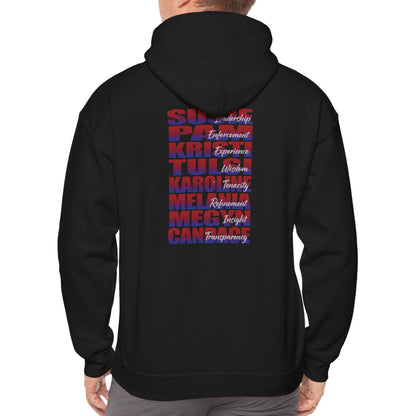 Leading Republican Women 45/47 Red State Conservative Election 2024 Unisex Heavy Blend™ Hooded Sweatshirt