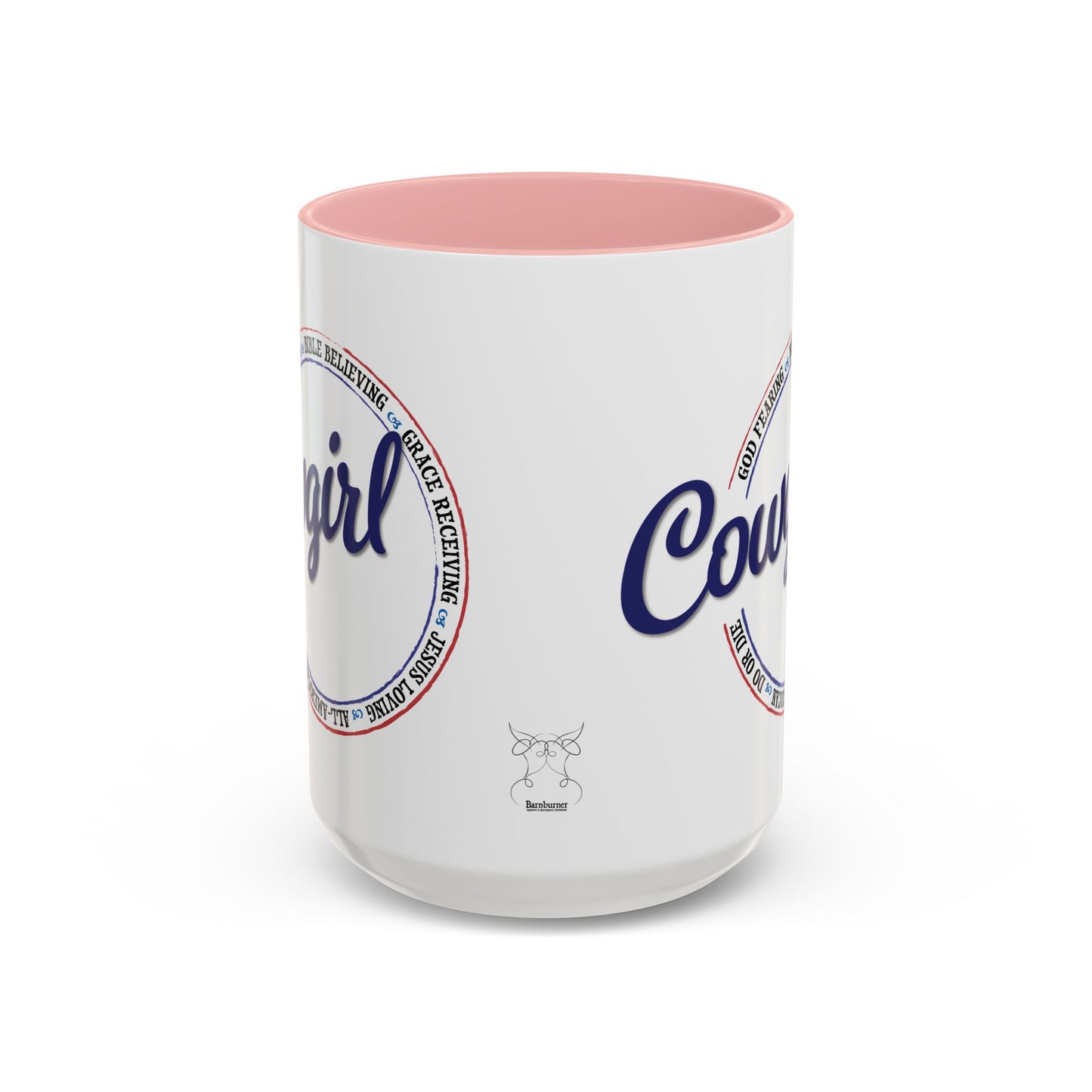 Do or Die All-American Cowgirl White Ceramic Coffee Mug (3 Color Options) - 11 oz or 15 oz