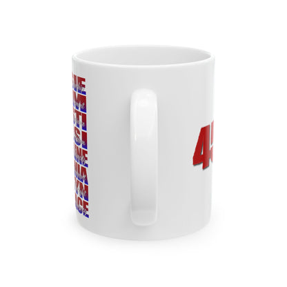 Leading Republican Women 45/47 Red State Conservative Election 2024 Ceramic Mug - 11oz.