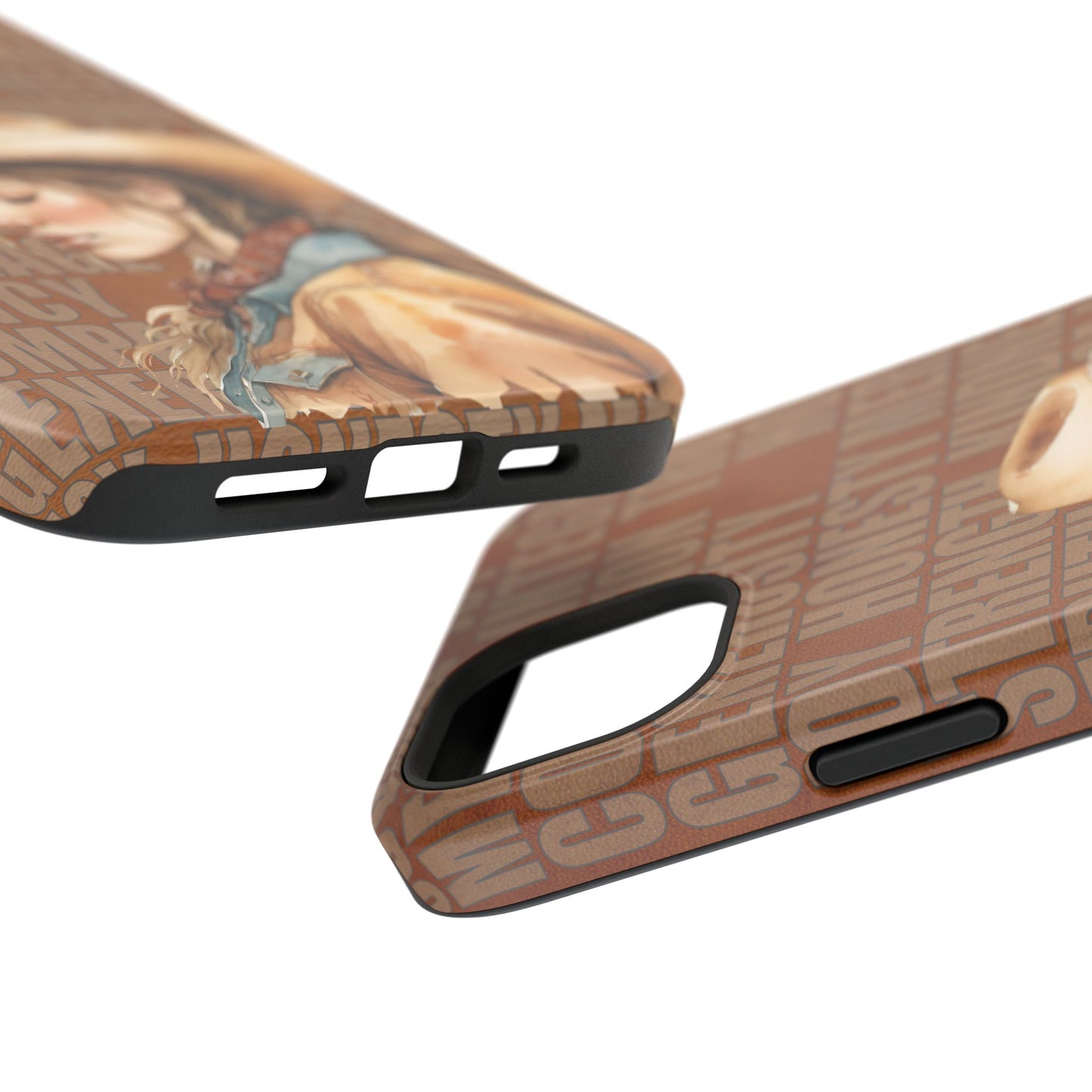 Watercolor Cowgirl Western Virtues Prayer Impact-Resistant Phone Cases