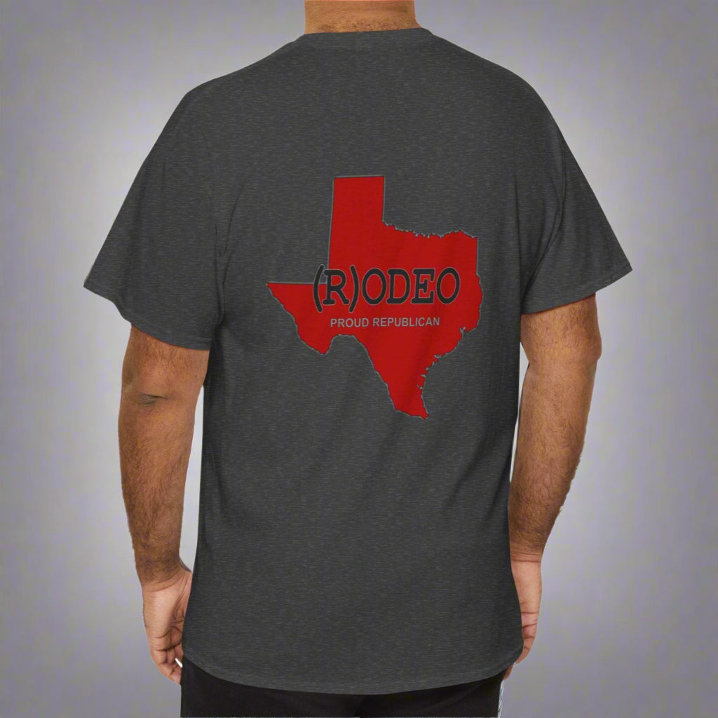 Texas (R)ODEO Republican (R) Conservative Unisex Heavy Cotton Tee