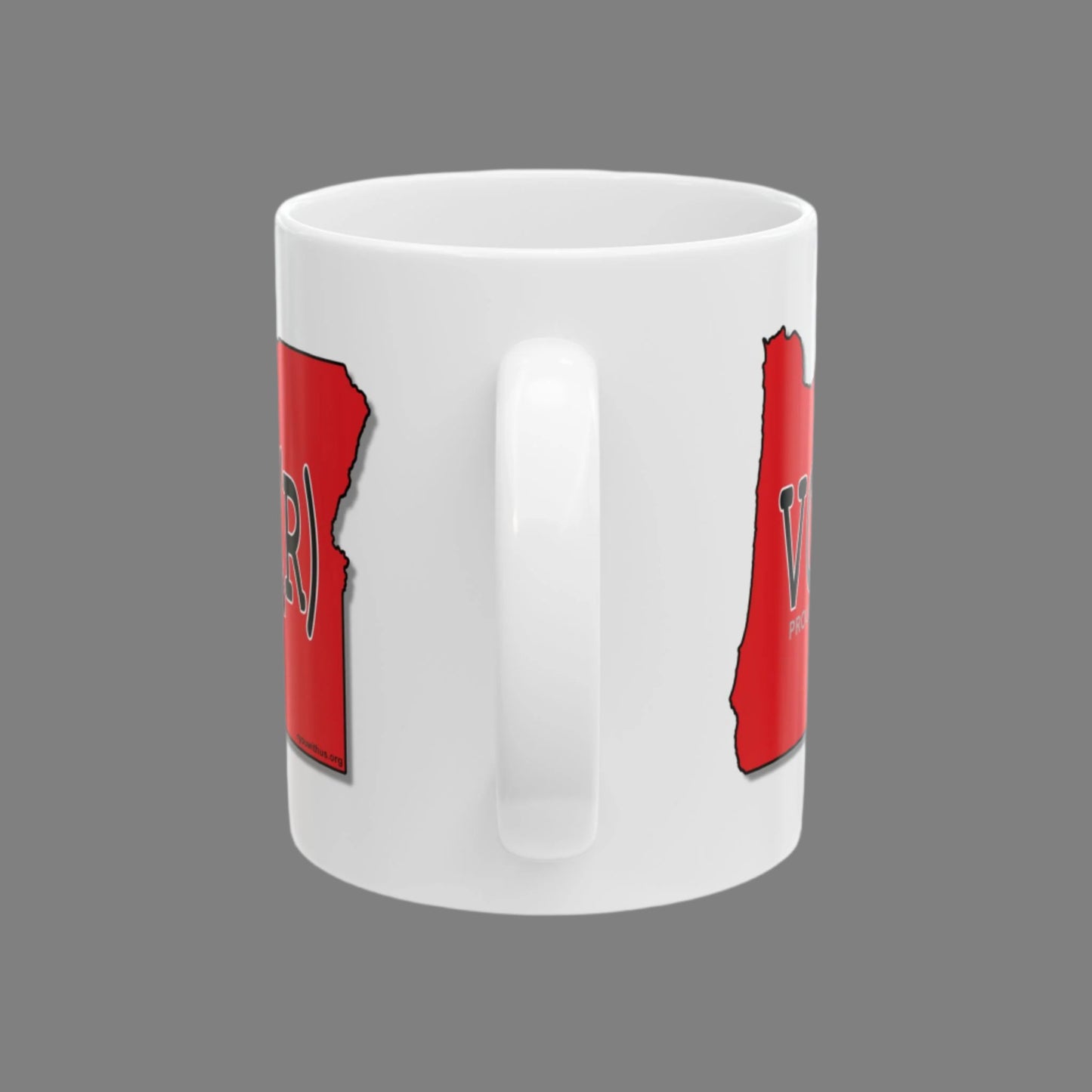 VOTE(R) Oregon Republican Red State Conservative Election 2024 Conservative Ceramic Mug - 11oz.