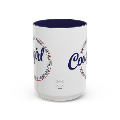 Do or Die All-American Cowgirl White Ceramic Coffee Mug (3 Color Options) - 11 oz or 15 oz