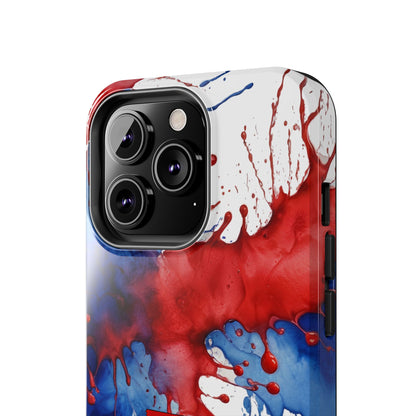 Washington Red State Red, White & Blue Splash Republican (R) Conservative Tough Phone Cases