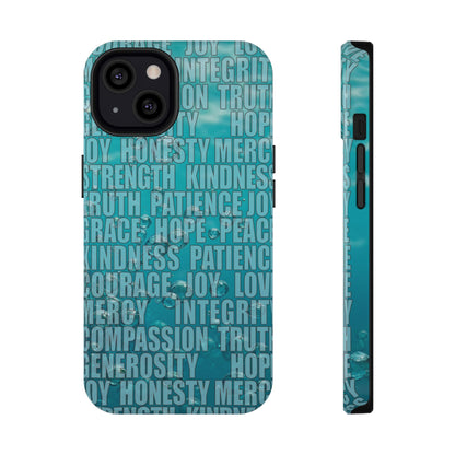 Deep Water Bubbles Christian Inspirational Impact-Resistant Phone Cases