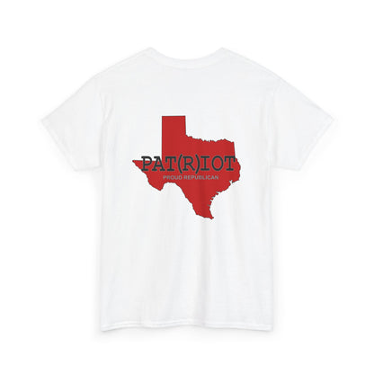 Texas PAT(R)IOT Republican (R) Conservative Unisex Heavy Cotton Tee