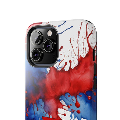 Washington Red State Red, White & Blue Splash Republican (R) Conservative Tough Phone Cases