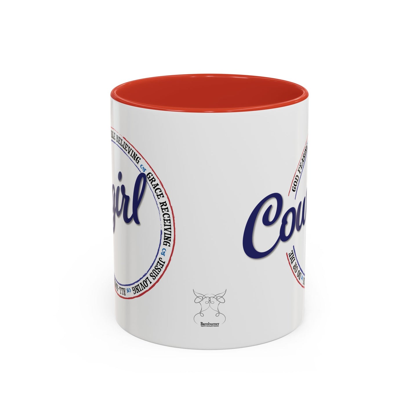 Do or Die All-American Cowgirl White Ceramic Coffee Mug (3 Color Options) - 11 oz or 15 oz