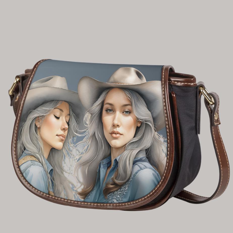 Feisty West Faux Leather Limited Edition Tambourin Crossbody Bag