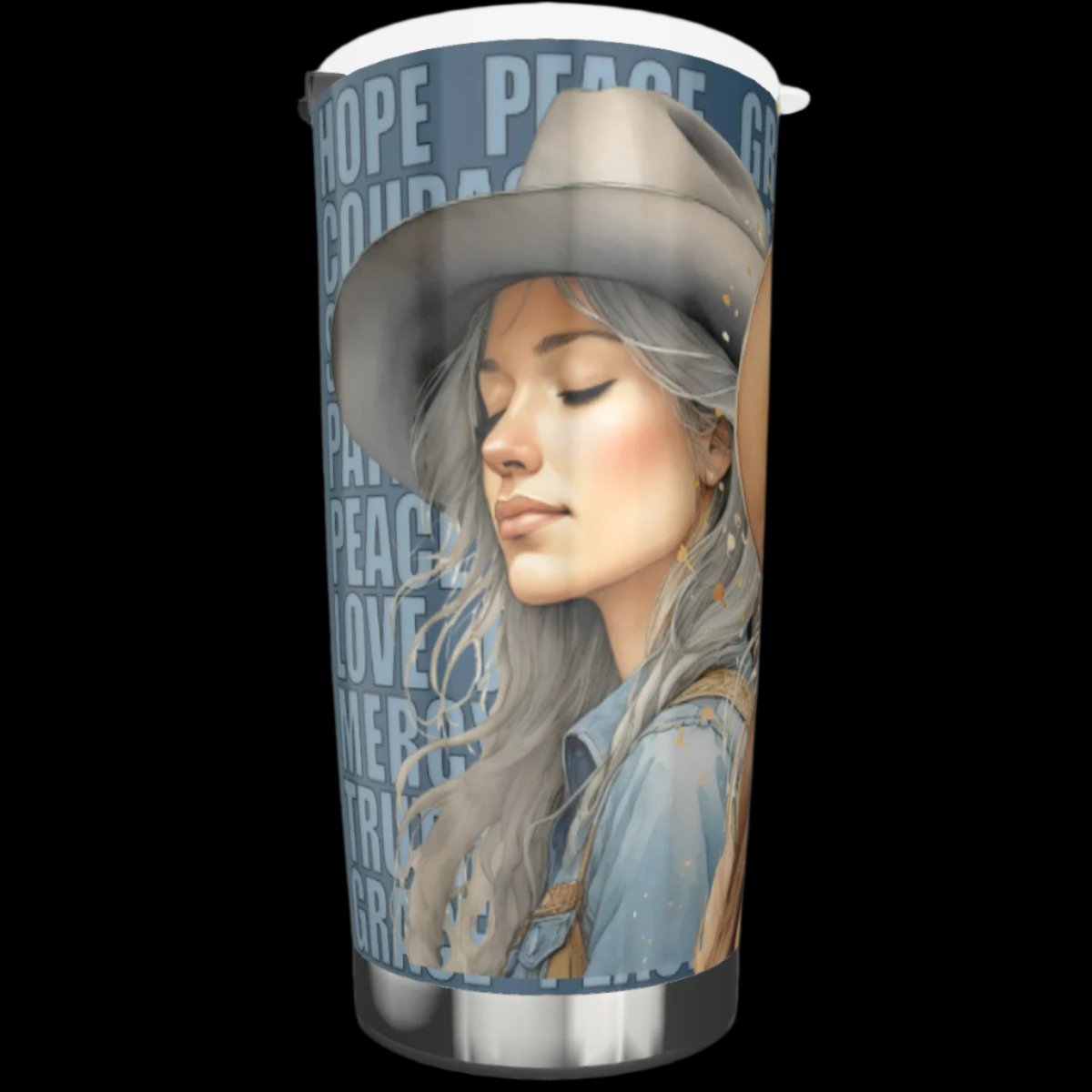 Cowgirl Sisterhood Virtues Stainless Tumbler 