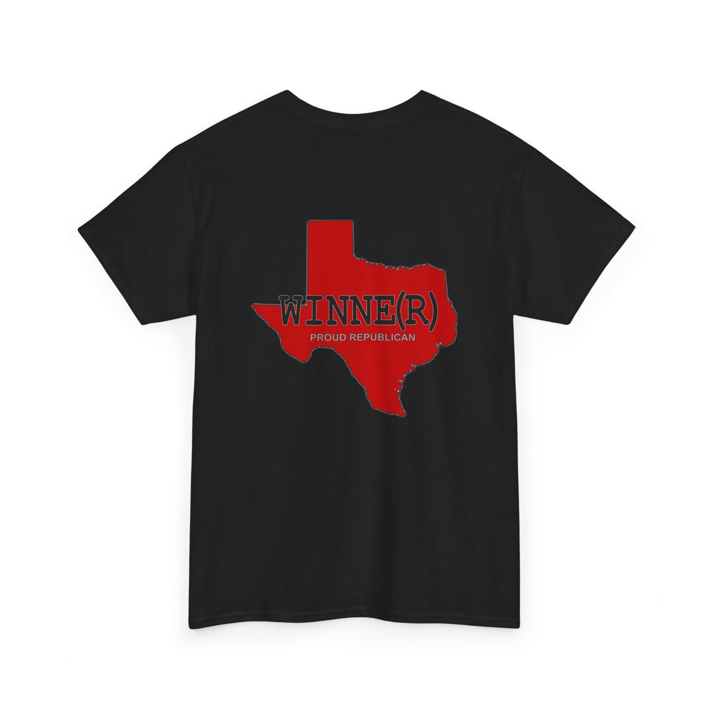 Texas WINNE(R) Republican (R) Conservative Unisex Heavy Cotton Tee