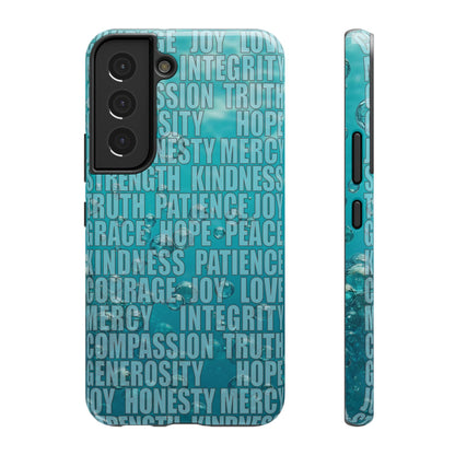 Deep Water Bubbles Christian Inspirational Impact-Resistant Phone Cases