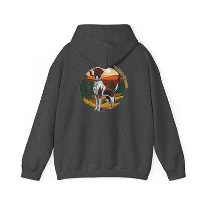 German Shorthaired Pointer #talkbirdytome Unisex Pullover Hoodie (6 Color Options) S - 5X